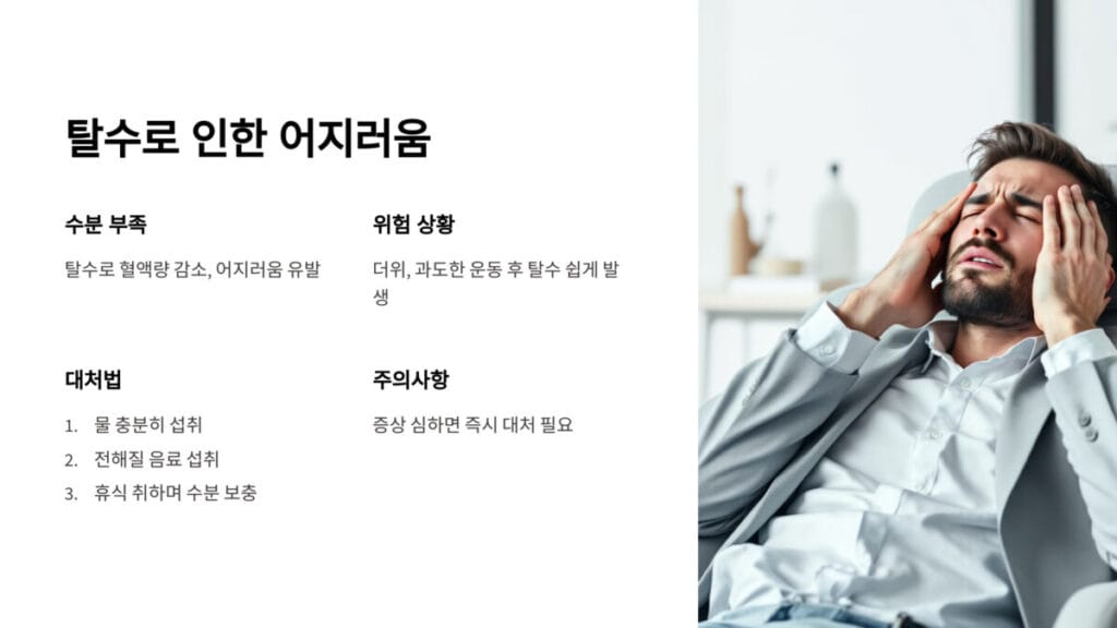 4 탈수로 인한 어지러움