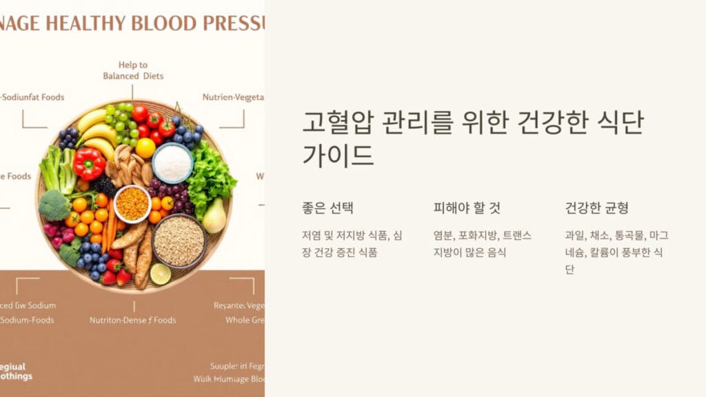고혈압 관리 필수 식단 가이드