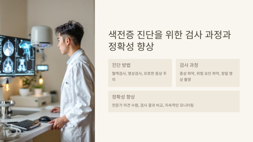 색전증 진단 방법과 검사과정