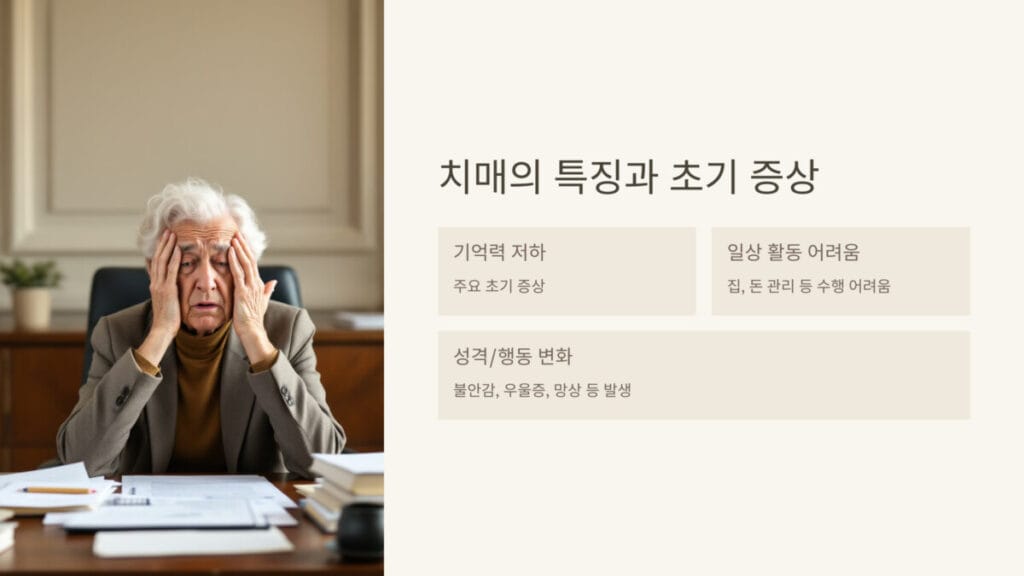 치매의 특징과 초기 증상