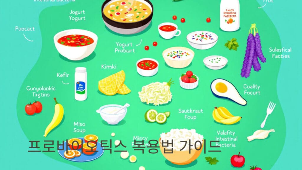 프로바이오틱스 복용법 가이드