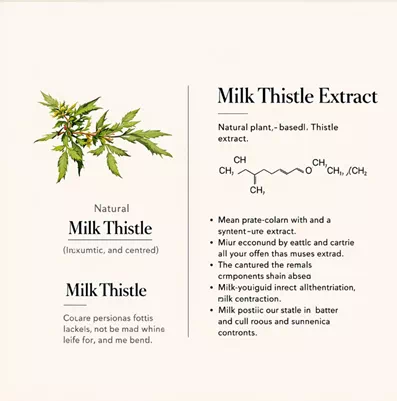 밀크씨슬 추출물과 화학성분