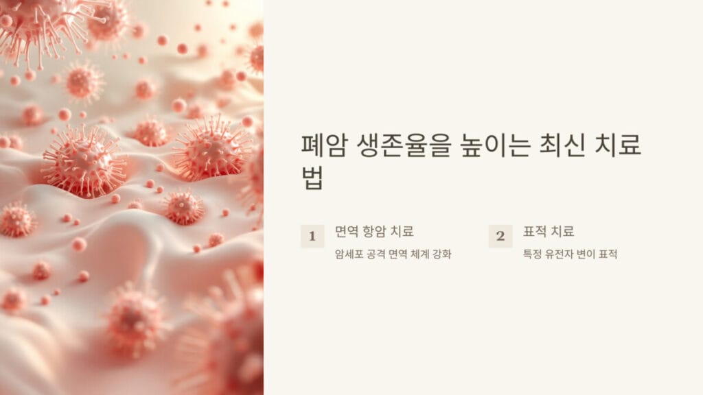 폐암 생존율을 높이는 최신 치료법
